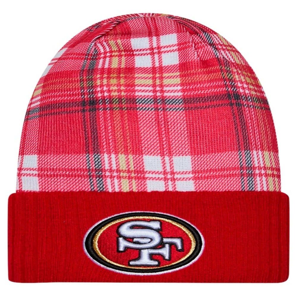 NWT San Francisco 49ers New Era Sideline Statement Cuffed Knit Hat - Scarlet